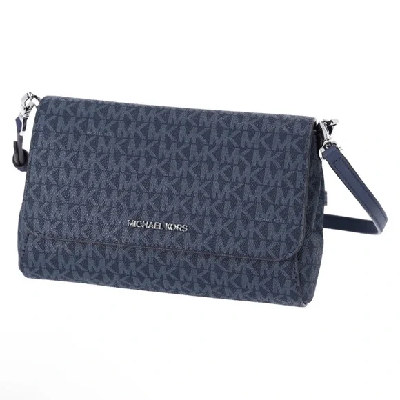Michael kors jet set medium convertible pouchette crossbody hotsell